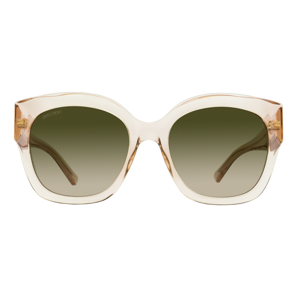 Jimmy Choo Square Sunglasses Leela FWMHA Nude 55mm - Picture 2 of 2